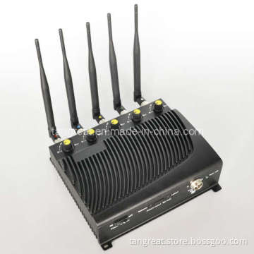 Five Bands Adjustable Output Power Signal Jammer